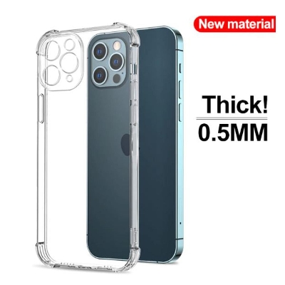 Picture of For Iphone 13 Pro Max/13 Pro/13/13Mini/12 Pro Max/12 Pro/12/12Mini/11 Pro Max/11 Pro/11 Soft Transparent Shock Proof Case - Phone Back Cover