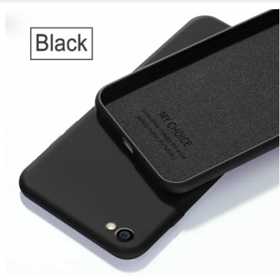 Picture of Vivo Y81 Y81i Y81S Liquid Silicon Plating Case Square Frame Phone Case Shiny Bling Back Cover - Durable and Very Reliable -