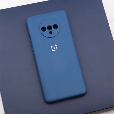 Picture of For OnePlus 7T Premium Liquid Silicone Silky Soft Gel Rubber Shockproof Back Cover Case For OnePlus 7T