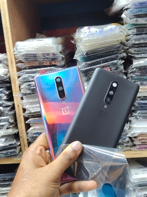 Picture of for Oneplus 8 Back Cover Glass Replacement with Camera Glass Lens Housing Assembly Parts for 1+ 8