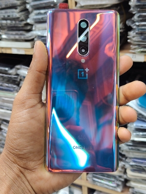 Picture of for Oneplus 8 Back Cover Glass Replacement with Camera Glass Lens Housing Assembly Parts for 1+ 8