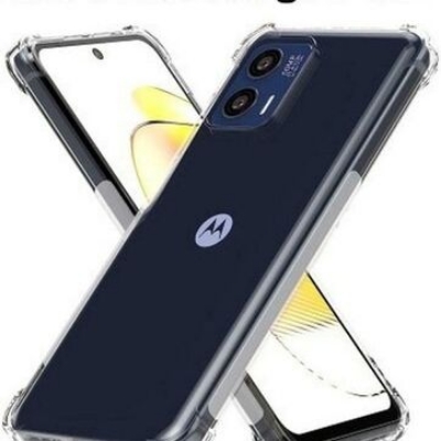 Picture of Motorola Moto G73 Premium Silicone Case Crystal Clear Soft TPU Ultra-Thin Transparent Flexible Protective Mobile Phone Back Cover