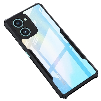 Picture of For Realme 10 4G Mobile Cover -Cushion Back Clear Hard Cover Casing