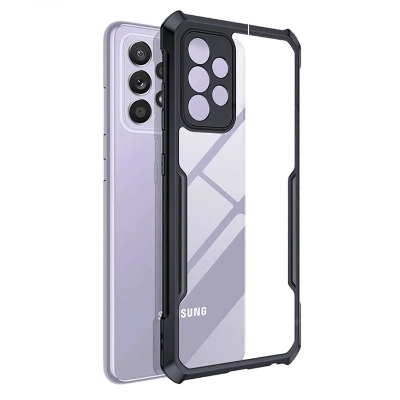 Picture of Product details of For Samsung Galaxy A24 4G Bumper Clear Mobile Phone Case For Samsung Galaxy A24 4G Back Cover Bi-color gradual color changing , and -Hard , and wear resistant Glossy sur