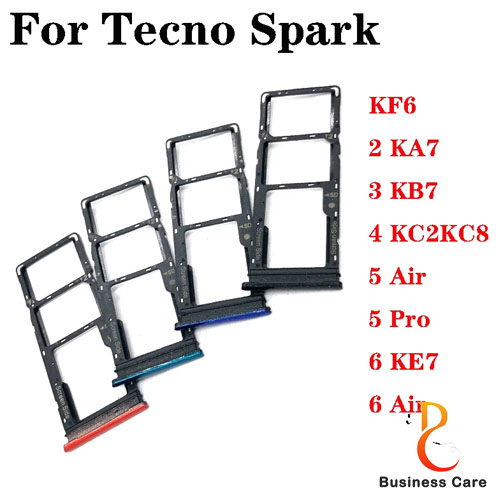Picture of Tecno spark 6 air এর জন্য সিম কার্ড হোল্ডার ট্রে-নীল, কালো, সবুজ, কমলা, সাদা
