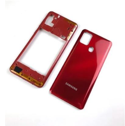 Picture of Back Panel Body Cover Housing Body Back Door +Middle Ring Body Panel Ring Body (with Logo) (Middle Ring + Back Panel) for Samsung Galaxy A21S