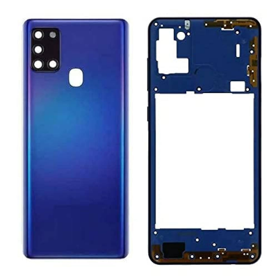 Picture of Back Panel Body Cover Housing Body Back Door +Middle Ring Body Panel Ring Body (with Logo) (Middle Ring + Back Panel) for Samsung Galaxy A21S