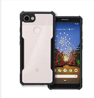 Picture of For Google Pixel 3 Luxury Stylish TPU Covers Slim Shockproof Full view Camera Protective Transparent Clear Cases