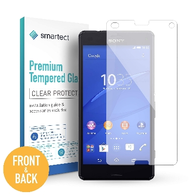 Picture of For Sony Xperia Z3....3mm screen protector 9H Hard 2.5D Arc Edge Round Border Screen Protector with Clean Tools