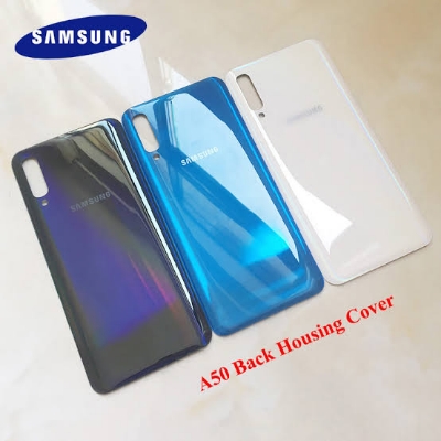 Picture of For Samsung Galaxy A50  Phone Battery Back Cover Backshell Glass Battery Rear Case Phone Battery Back Cover Backshell Glass Battery Rear Case