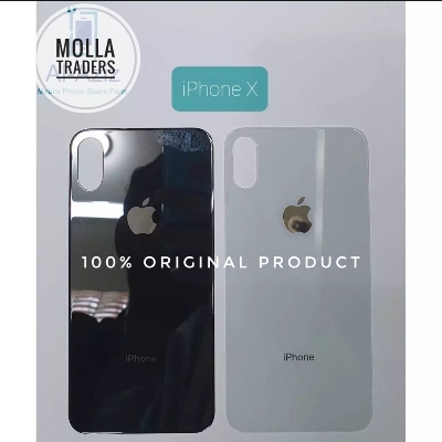 Picture of For Apple iPhone X  Phone Battery Back Cover Backshell Glass Battery Rear Case Phone Battery Back Cover Backshell Glass Battery Rear Case