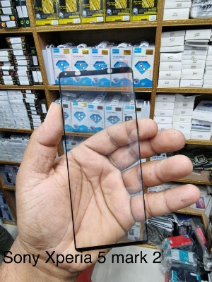 Picture of Sony Xperia 5 Mark 2 ( Xperia 5 II) Big Curved Anti-Static Anti Dust ESD Edge to Edge Covered Tempered Glass Screen Protector