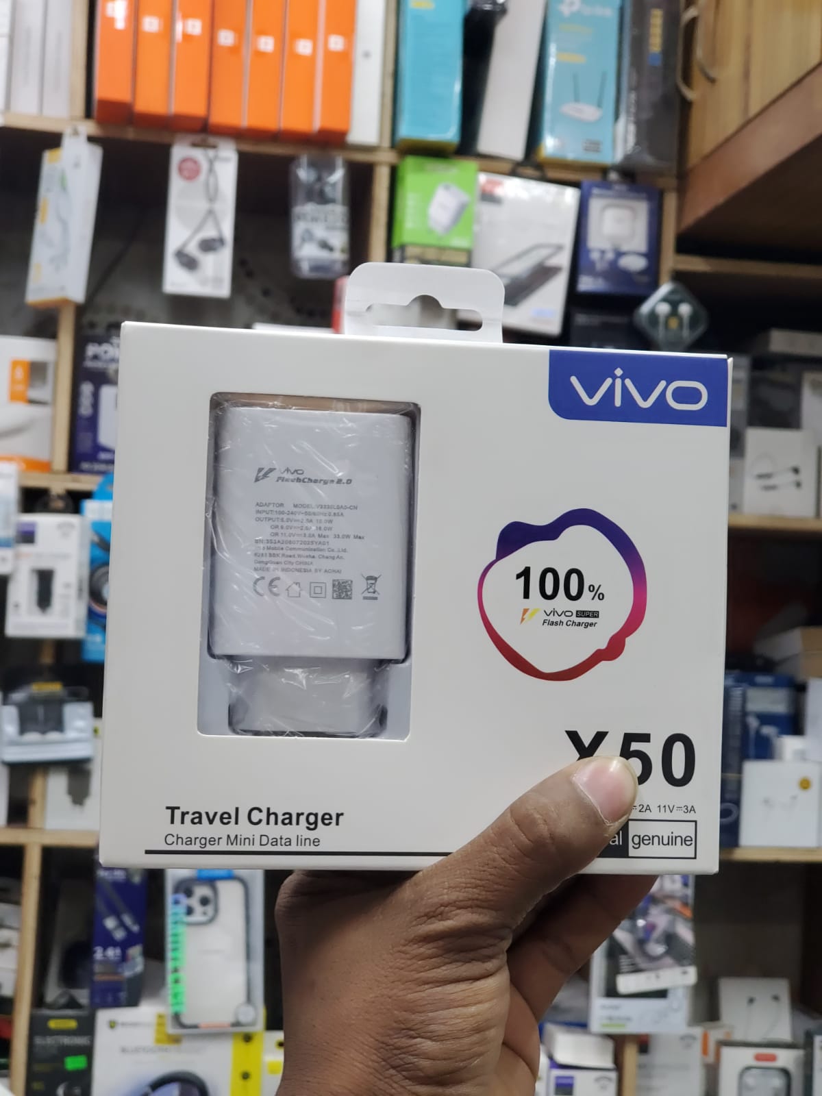 Picture of For Vivo X50 33W Fast Charger Vivo V20 Pro Quick Fast Charger With Fast Charging USB Type-C Cable Adapter For Type C Vivo V20 X60 X50 Y50 Y31 Y30 Y72 V19 neo V21 5G X60 V20 V20 Pro X60 Pro X60 Pro V20 SE V19 Y53s 4G X50 Pro X50
