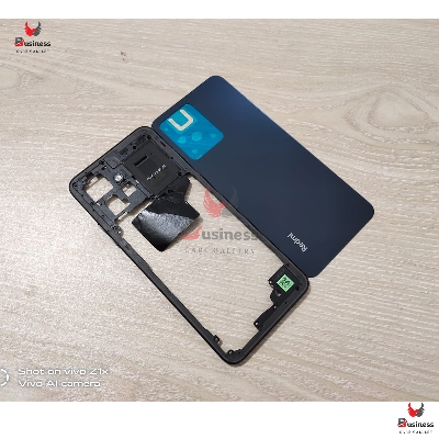 Picture of Replacement Backshell Panel + midel frame for Xiaomi Redmi Note 12 4G Battery Back Door Back panel