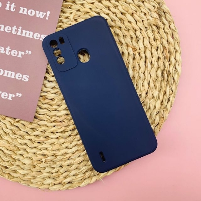 Picture of For iTel Vision 1 PRO / iTel S16 Heavy Strong Liquid Silicone Soft Gel Rubber Shockproof Cover Case For itel vision 1 pro Back Cover