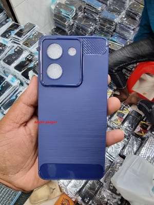 Picture of For Vivo Y36 Fashionable Black TPU Case Camera Protective Back Cover