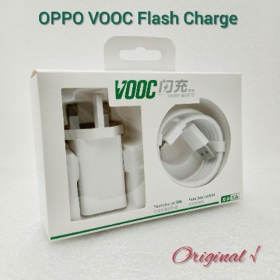 Picture of Orginal OPPO VOOC New Fast Flash Charger With USB Cable TypeC