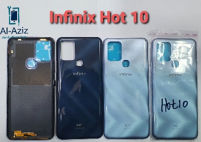 Picture of Original Infinix Hot 10  Back Cover Body Back Battery Door  Replacement