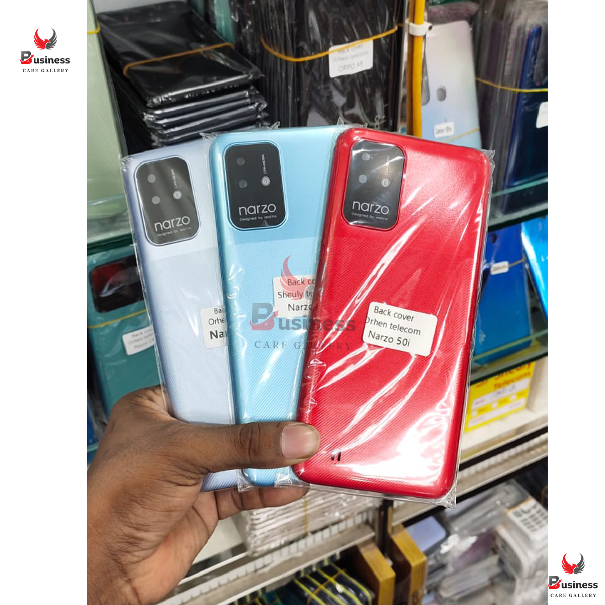 Picture of Original For Realme Narzo 50i Phone Battery Back Cover Backshell Glass Battery Rear Case Phone Battery Back Cover Backshell Glass Battery Rear Case - Phone Back Cover - মোবাইল ফোন - Phone