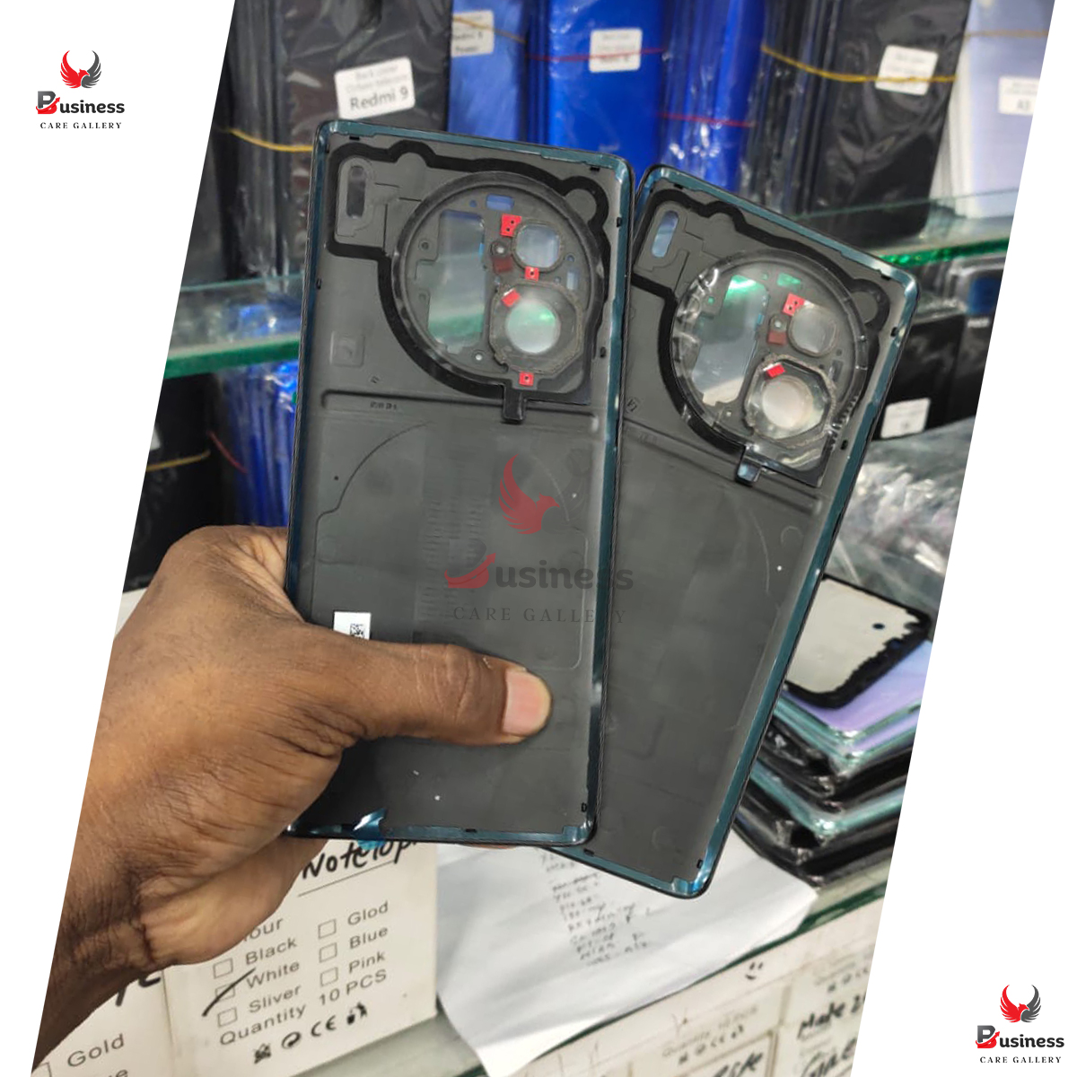 Picture of For Vivo X90 Pro+ Phone Battery Back Cover Backshell Glass Battery Rear Case Phone Battery Back Cover Backshell Glass Battery Rear Case - Phone Back Cover - মোবাইল ফোন - Phone