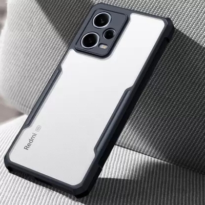 Picture of For Mi Redmi Note 12 Pro 5G( ,Black) - Redmi Note 11 Back Cover
