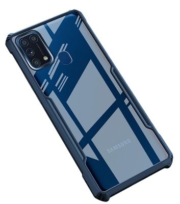 Picture of For Samsung M21 / M30S  Cushion Back Clear Hard Cover Casing