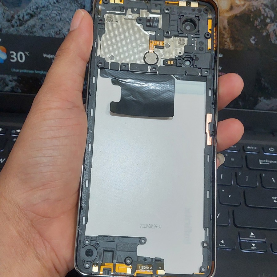 Picture of Original Back Casing Housing Kesing Infinix Note 30 Backdoor+Tulang Bezel