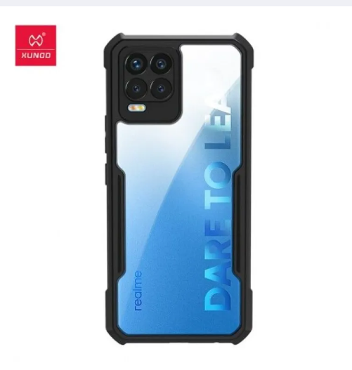 Picture of For Realme 8/8Pro Xunndu shockproof Transparent PC TPU Bumper Military Grade Rugged case For Realme 8 Phone Back
