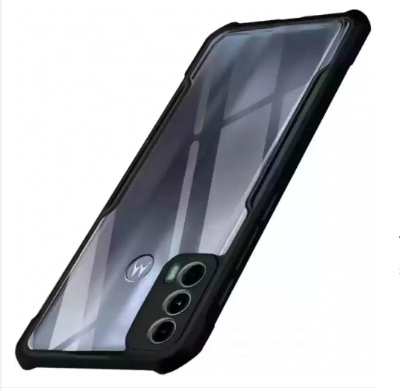 Picture of For Motorola Moto E30 / Motorola Moto E40 / Motorola Moto E20 Xunddu Shockproof TPU Bumper Clear Acrylic Mobile Phone Case Back Cover