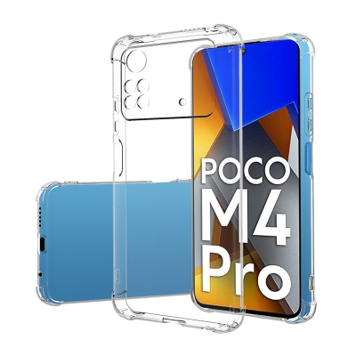 Picture of For Xiaomi Poco M4 Pro 4G Premium Silicone Case Crystal Clear Soft TPU Ultra-Thin Transparent Flexible Protective Mobile Phone Back Cover