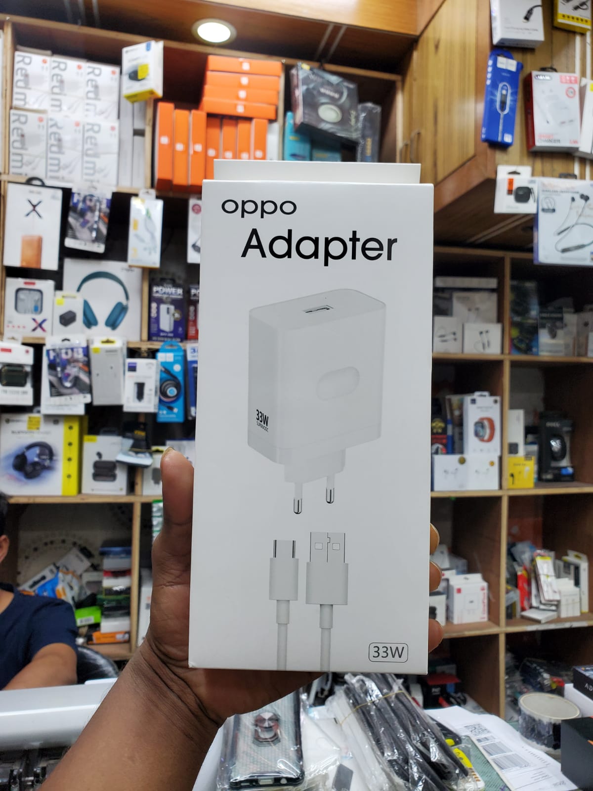Picture of OPPO Adaptor Charger 33W SuperVOOC Original A96 A76 Reno7 K10 f19 f19 pro f21 pro f21s pro