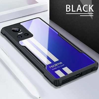 Picture of For Realme Gt Neo 3 Shockproof TPU Bumper Clear Acrylic Case Back Cover