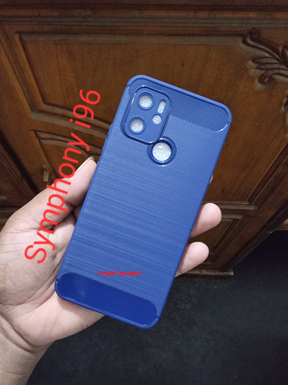 Picture of For Symphony i96 Silicone Back Cover With Camera Protection Phone Back Part i96 cover