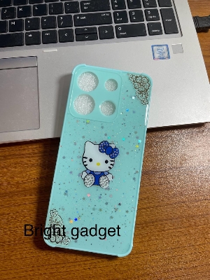 Picture of For Xiaomi Redmi Note 13 4G 3D Diamond Butterfly Shiny Fixed Glitter Starry Space Phone Case For Redmi Note 13 4g Back Cover (Back Case Cover For Smartphone)