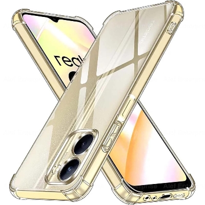 Picture of For Realme C33 / 2023 Soft Clear Shockproof Airbag Back Cover Case