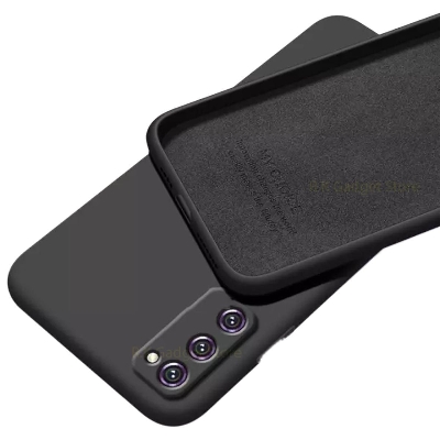 Picture of For Samsung Galaxy A02S / Samsung Galaxy M02S Heavy Strong Liquid Silicone Soft Gel Rubber Shockproof Cover Case For Samsung A02S Back Cover