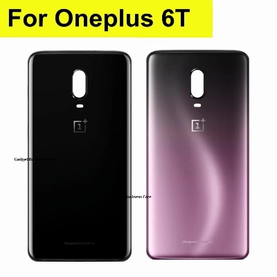 Picture of for OnePlus 6T Housing Rear Back Glass Door Cover Replacement for 1+ 6T