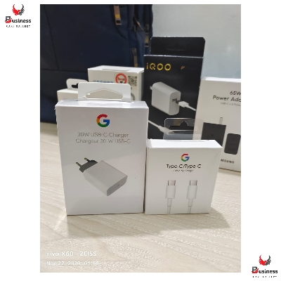 Picture of Premium Quality Google 30W USB-C Charger and Cable - Fast Charging Pixel Phone Charger - Compatible with Google Products and Other USB-C devices.