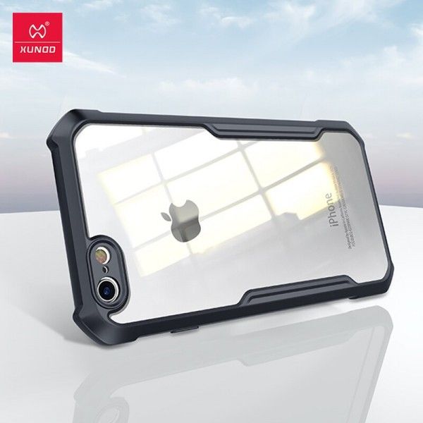 Picture of For Iphone 6 / 6S - Luxury Transparent Crystal Ultra Thin Light Weight Stylish Slim Shockproof Camera Bumper Protective Xundu Cover - Phone Back Cover