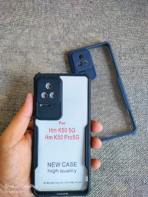 Picture of Redmi Poco K50 5G / K50 Pro 5G Back Cover Case 360 Degree Protection Shock Proof Design Transparent Back Cover Case For Poco K50 K50 Pro 5G Back Case Xundd Fusion Back Cover