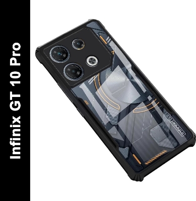 Picture of For infinix GT 10 Pro Case Transparent Clear Air Protector Soft Frame Hard Armor Cover Casing infinix GT10 Pro Phone Case