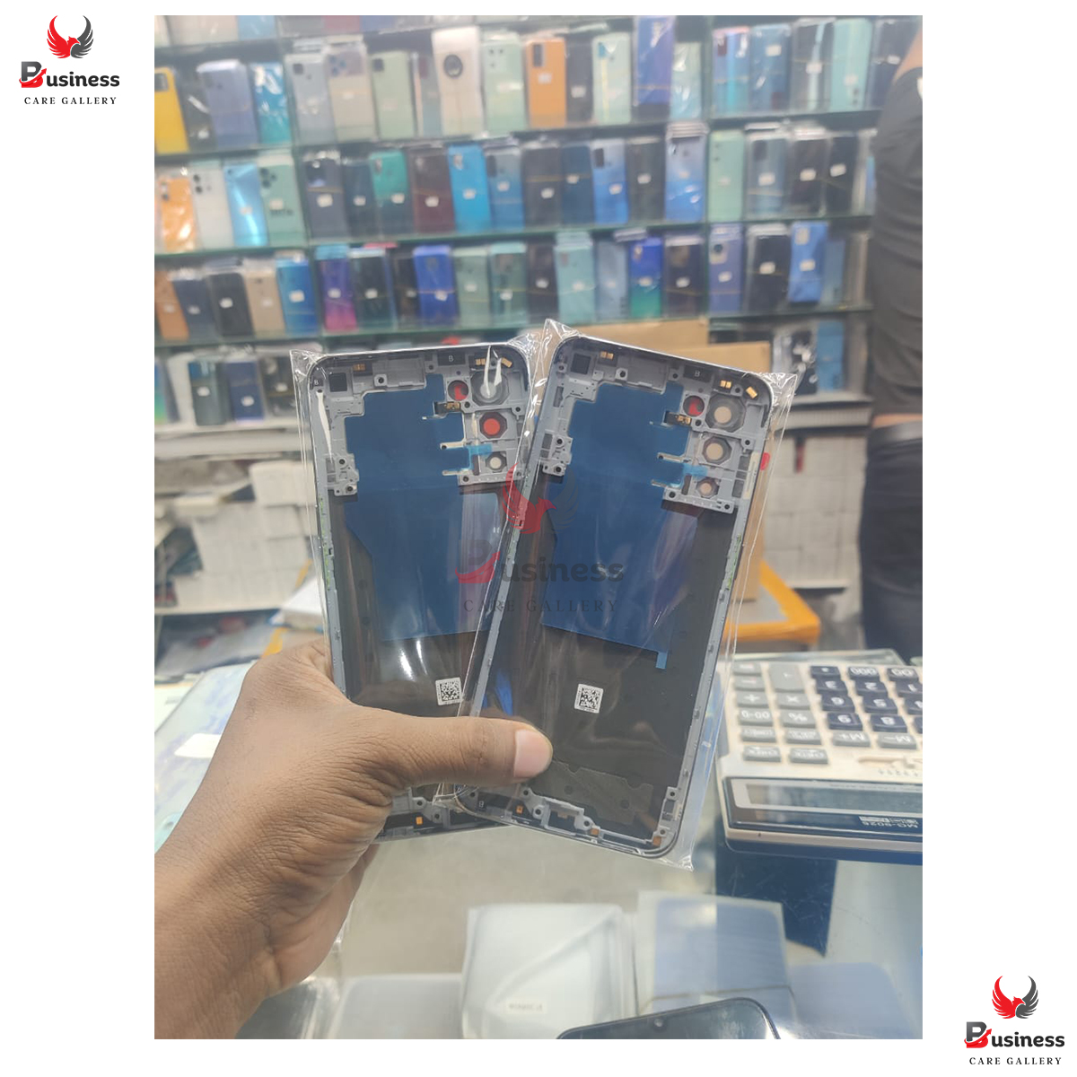 Picture of Original Replacement Backshell Panel + midel frame for Realme GT Master Edition Battery Back Door Back panel