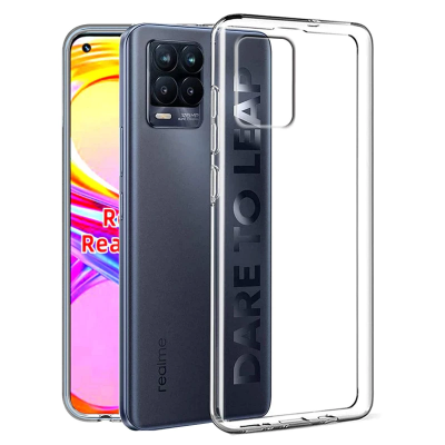 Picture of Realme 8 Flexible Clear Transparent Soft TPU Back Case Cover