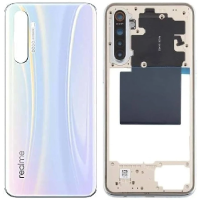 Picture of Replacement Complete Housing Full Body Compatible with Realme XT Back Panel / Back Shell and LCD Middle Frame with Volume Buttons
