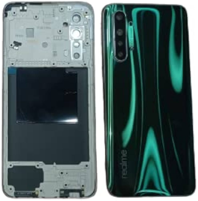 Picture of Replacement Complete Housing Full Body Compatible with Realme XT Back Panel / Back Shell and LCD Middle Frame with Volume Buttons