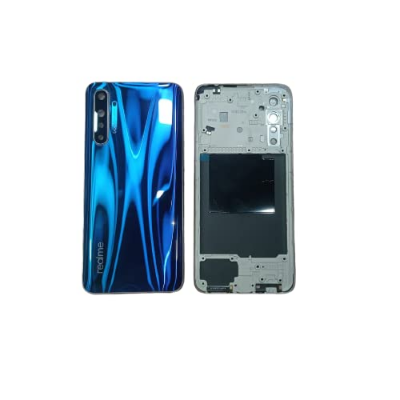 Picture of Replacement Complete Housing Full Body Compatible with Realme XT Back Panel / Back Shell and LCD Middle Frame with Volume Buttons
