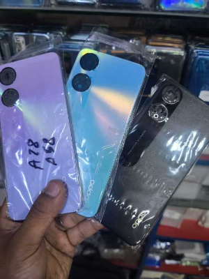 Picture of Replacement Complete Housing Full Body Compatible with Oppo A58 4G Back Panel /Back Shell and LCD Frame with Volume Buttons