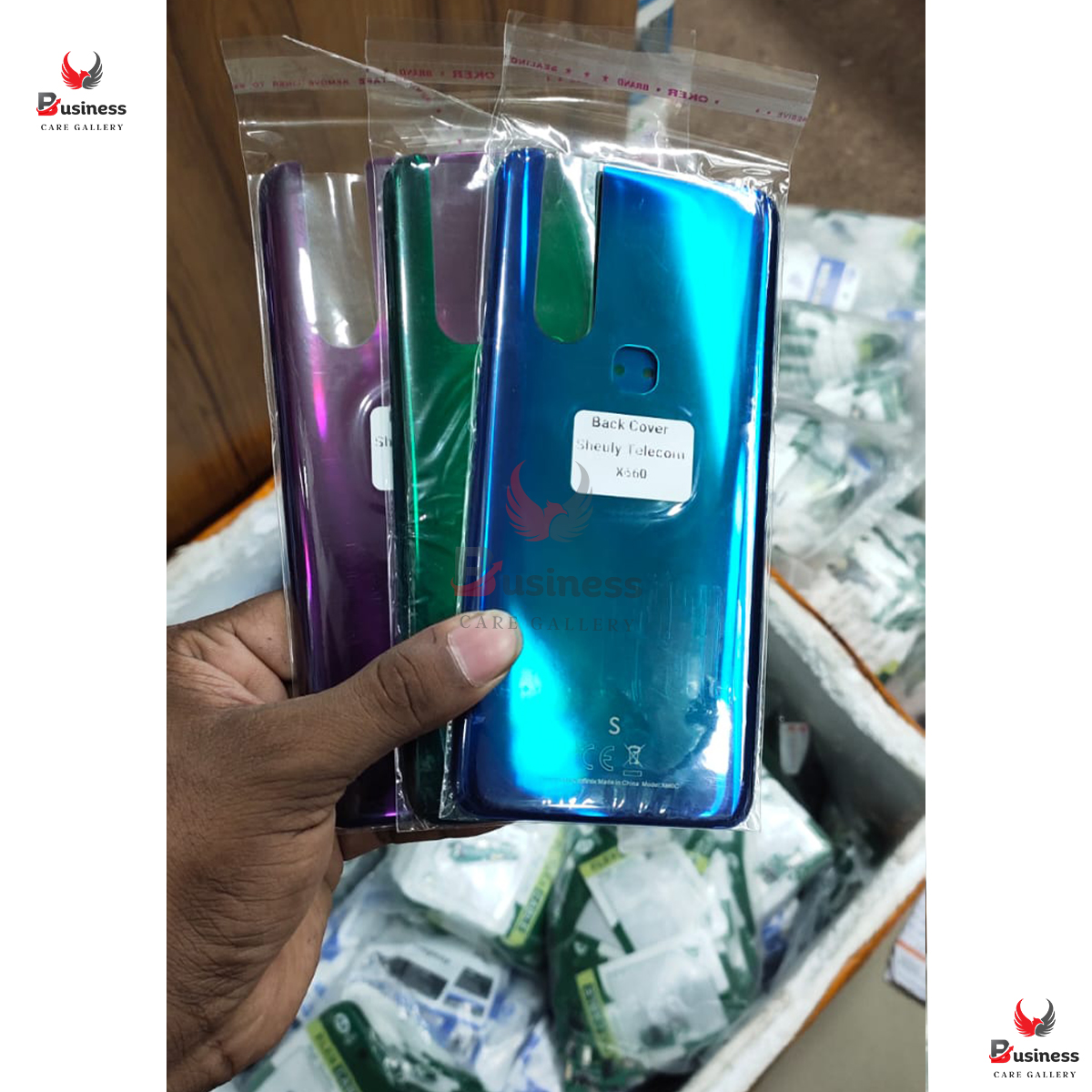 Picture of Original For Infinix S5 Pro Phone Battery Back Cover Backshell Glass Battery Rear Case Phone Battery Back Cover Backshell Glass Battery Rear Case - Phone Back Cover - মোবাইল ফোন - Phone