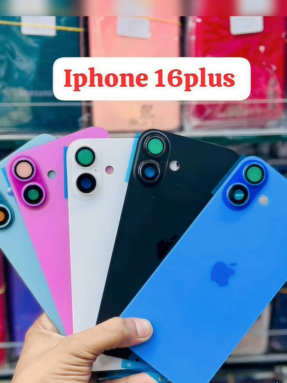 Picture of Replacement Backshell Panel for iPhone 16 / iPhone 16 Plus Battery Back Door - 100% Original