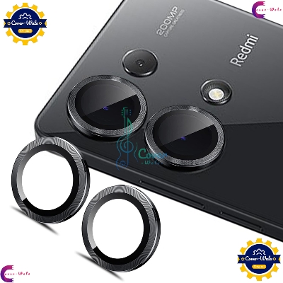 Picture of For Xiaomi Redmi Note 13 5G / Xiaomi Redmi Note 13 Pro 5G Camera Protector WSKEN Metal Ring Tempered Glass Camera Lens Protector